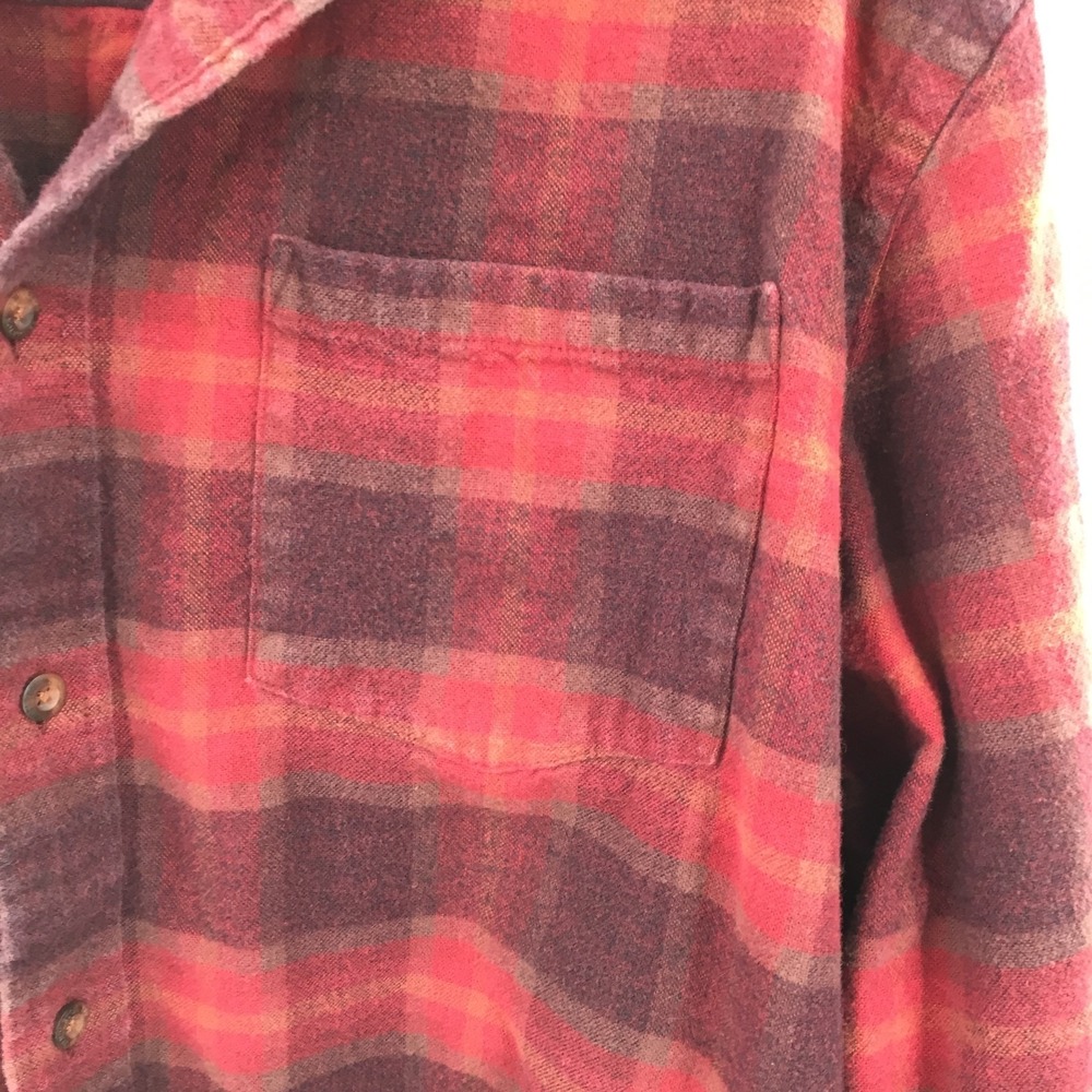 Pendleton Mason Red Flannel checkered Button fron… - image 5
